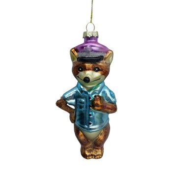 Homestar Božićni ukras JOY FOX 14,8 cm staklo