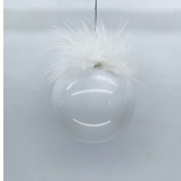 Homestar Božićna dekoracija RADOST BISER 8 cm staklo