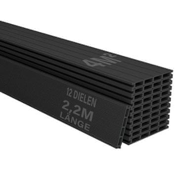 Homestar Daske za terasu 220x14.6x2.5 cm antracit