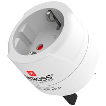 Skross Uzemljeni adapter za utičnicu iz EU u UK