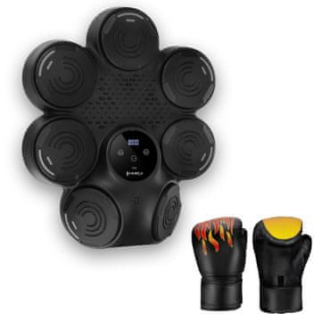 Northix Bluetooth glazbeni boksački aparat s rukavicama - 9 programa