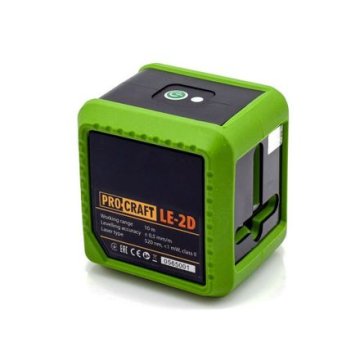 Procraft Zeleni linijski laser LE-2D cross self-leveling
