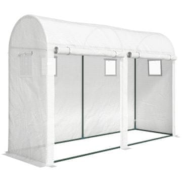Homestar Staklenik s prozorom i vratima 300x100x200 cm bijeli