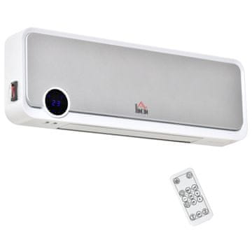 Homestar Zidni grijač 2000W s daljinskim upravljačem, 3 načina rada, LED zaslon, timer 12h