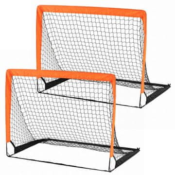 Costway Set od 2 dječja nogometna gola 182x120x120 cm zelena