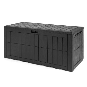 Costway Vanjska kutija za palubu 120 gal, crna