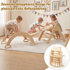 Costway 3-u-1 Montessori drveni set za penjanje za djecu od 1 godine i više