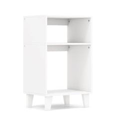 Costway 3-etažni pomoćni stol 39,5x29,5x65 cm bijeli