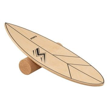 Costway Balance Board Trainer s valjkom prirodni