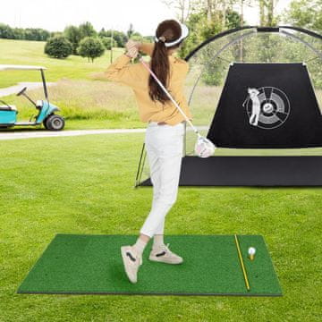 Costway Podloga za vježbanje golf udaraca od umjetne trave 5x3 ft 27 mm