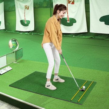 Costway Mata za vježbanje golf udaraca od umjetne trave 5x3 ft 32 mm