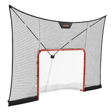 VEVOR Set za hokejski gol i zaštitnu mrežu 366x213 cm