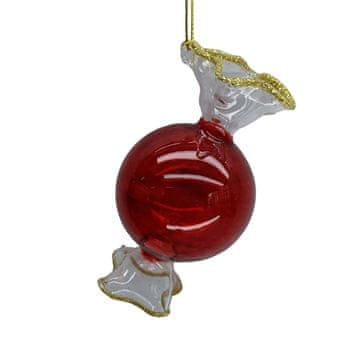 Homestar Božićna dekoracija JOY CANDY crvena 10 cm