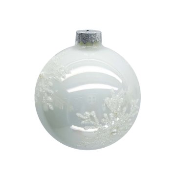Homestar Božićna dekoracija JOY FROST D8cm staklo