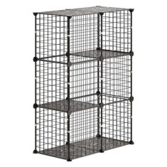 VEVOR Kavez za mačke s 3 razine 71.1x35.5x104.1 cm Crni