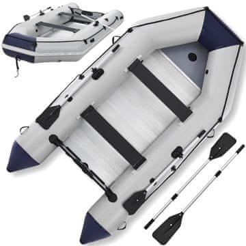 Homestar Napuhavajući čamac 380x170x77 cm sivi aluminijski pod