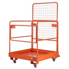 VEVOR Sigurnosna kavez za viljuškar 920x1045 mm s 4 kotača, nosivost 544.31 kg