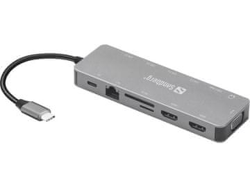 Sandberg USB-C 13-u-1 doking stanica za prijenosna računala