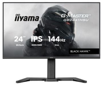 iiyama G-Master GB2441HSU-B1 Black Hawk monitor 23.8 fhd ips 1ms 144Hz FreeSync Flicker-free crni