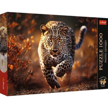 Northix Trefl Premium Plus slagalica Divlji leopard, 1000 dijelova
