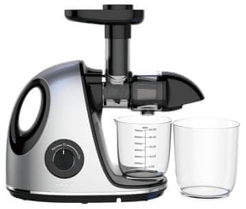 slomart Klausberg KB-7863 Vodoravni sokovnik za voće i povrće 150W, sivi