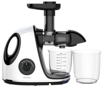 slomart Klausberg KB-7864 Vodoravni sokovnik za voće i povrće 150W, bijeli