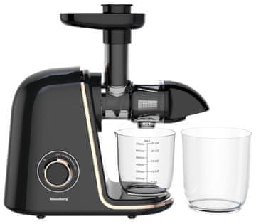 slomart Klausberg KB-7867 Vodoravni sokovnik crni/ružičasto zlato 150W