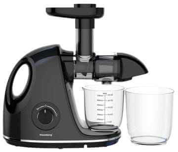 slomart Klausberg KB-7861 Vodoravni sokovnik za voće i povrće 150W, crni