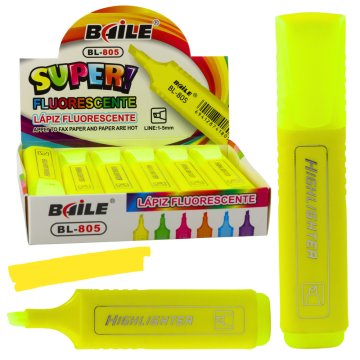 slomart LEAN Neon Fluo marker, Intenzivno Žuti, 1-5mm