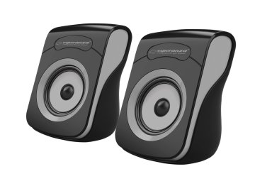 slomart Esperanza Flamenco 2.0 USB Zvučnici, crno-sivi