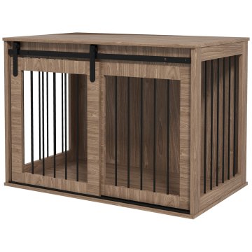 Homestar Kavez za psa sa kliznim vratima 98x58x67 cm smeđa