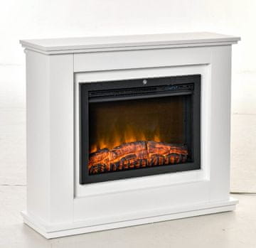 Homestar Električni kamin 98x27,5x80 cm bijeli