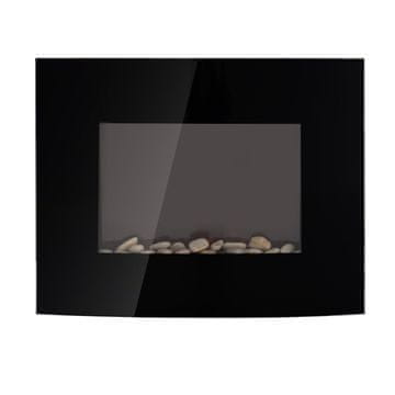 Homestar Električni kamin 65x11,4x52 cm Crni
