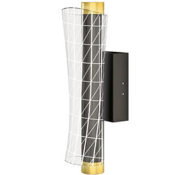 Homestar Set zidnih svjetiljki 2 komada 30,7x11x10,5 cm crne boje