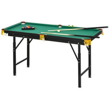 Homestar Sklopivi bilijarski stol 140x63x55-75 cm zeleni