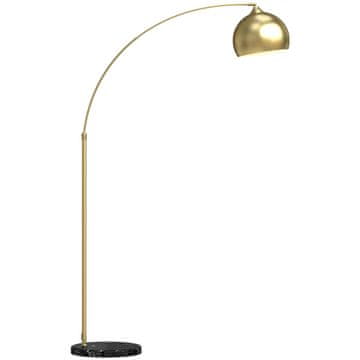 Homestar Podna lampa Arc 100-115x30x170-180 cm Zlatna