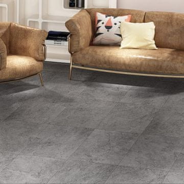 Nikcorp Samoljepljive PVC podne pločice 30x30 cm sive betonske nijansa sivog cementa 32 kom vodootporne protuklizne otporne na abraziju 1,6 mm za kupaonicu kuhinju hodnik dnevni boravak