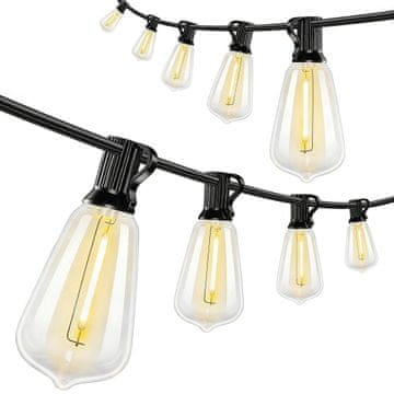 Homestar Svjetlosne zavjese 50 LED, 1800x3.8x9 cm, crne