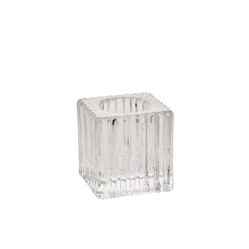 Homestar Držač za svijeće GELSA 4x4x4 cm staklo