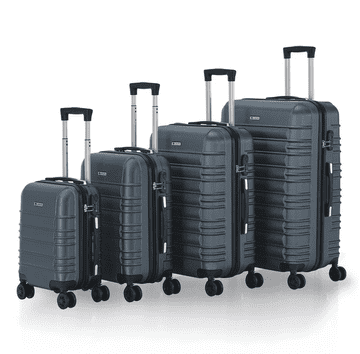 Homestar Set tvrdih kofera 3 dijela 35x20x48 cm antracit