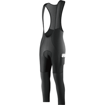 Nikcorp Muške termoaktivne biciklističke hlače s trakama crne XL flis podstava do -10°C gel uložak 4D anatomski za cestovni biciklizam, MTB, commuting, e-bike vjetronepropusne s reflektirajućim elementima