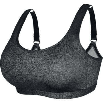 Nikcorp SHEKINI Sportski Grudnjak Bralette Bustier za Trening Fitness Jogu i Spavanje Prozračna Mreža s Pamukom Bez Kostiju Podesive Naramenice Kukice na Leđima Ugrađeni Umetci Niska Potpora Siva M