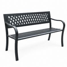 Aga Metalna vrtna klupa 125x53 x77 cm