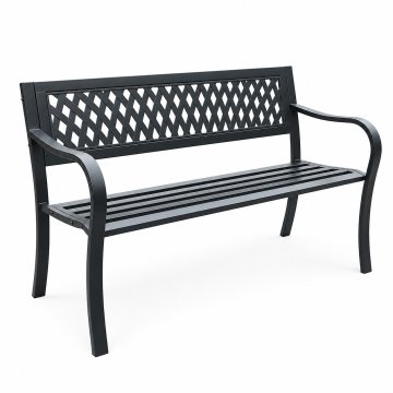 Aga Metalna vrtna klupa 125x53 x77 cm