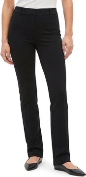 Nikcorp Ženske elegantne odijelske hlače Slim Fit za visoke žene Tall i Extra Tall, crne, veličina XS, 75% najlon 25% elastan, elastične, prozračne, mekane, 4 džepa, udobne za ured i svakodnevicu