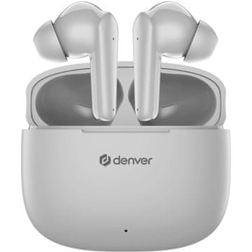 Denver TWE-48GR Prave bežične Bluetooth slušalice s kutijicom za punjenje