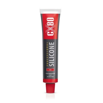 cx80 CX-80 Profesionalno crveno silikonsko brtvilo otporno na ulje -65°C do +260C UV otporno izdržljivo 80 ml
