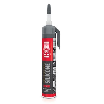 cx80 Silikonsko brtvilo otporno na ulje CX-80 Professional crveno, izdržljivo, otporno na UV zračenje -65°C do +260C 210 g
