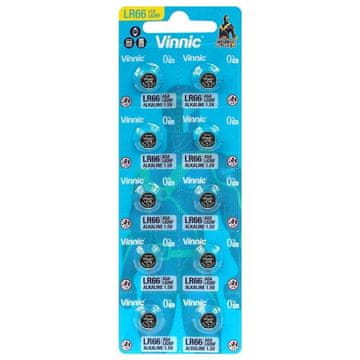 Mini G4/AG4/LR66 alkalne gumbaste baterije 10x L626F (ž)