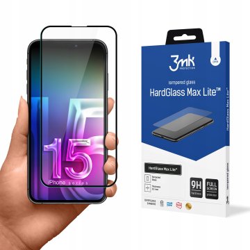 3MK HardGlass Max Lite staklo za iPhone 15